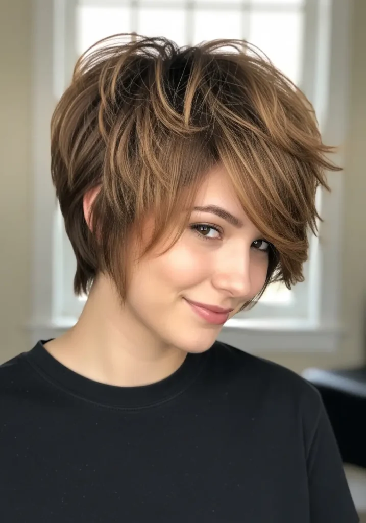 Modern Shaggy Short Cut