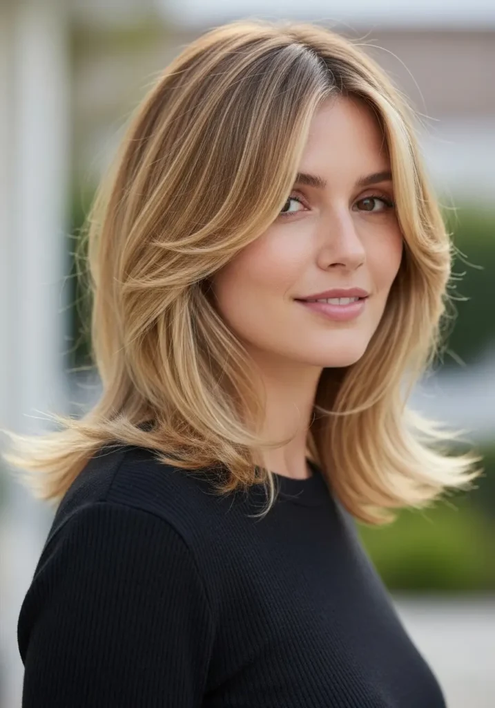 Natural Dirty Blonde With Soft Layers