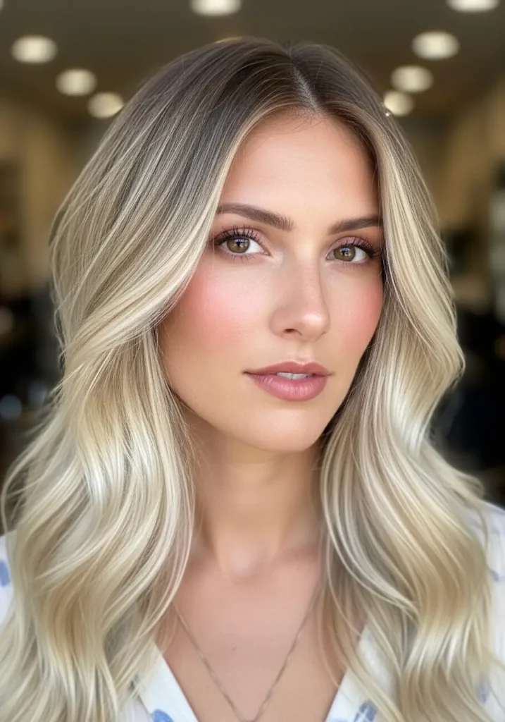 Pearl Blonde Balayage