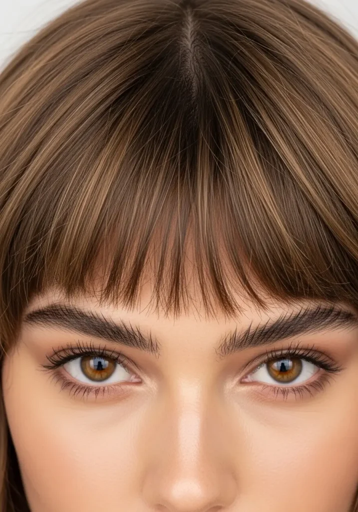 Piecey Textured Bangs