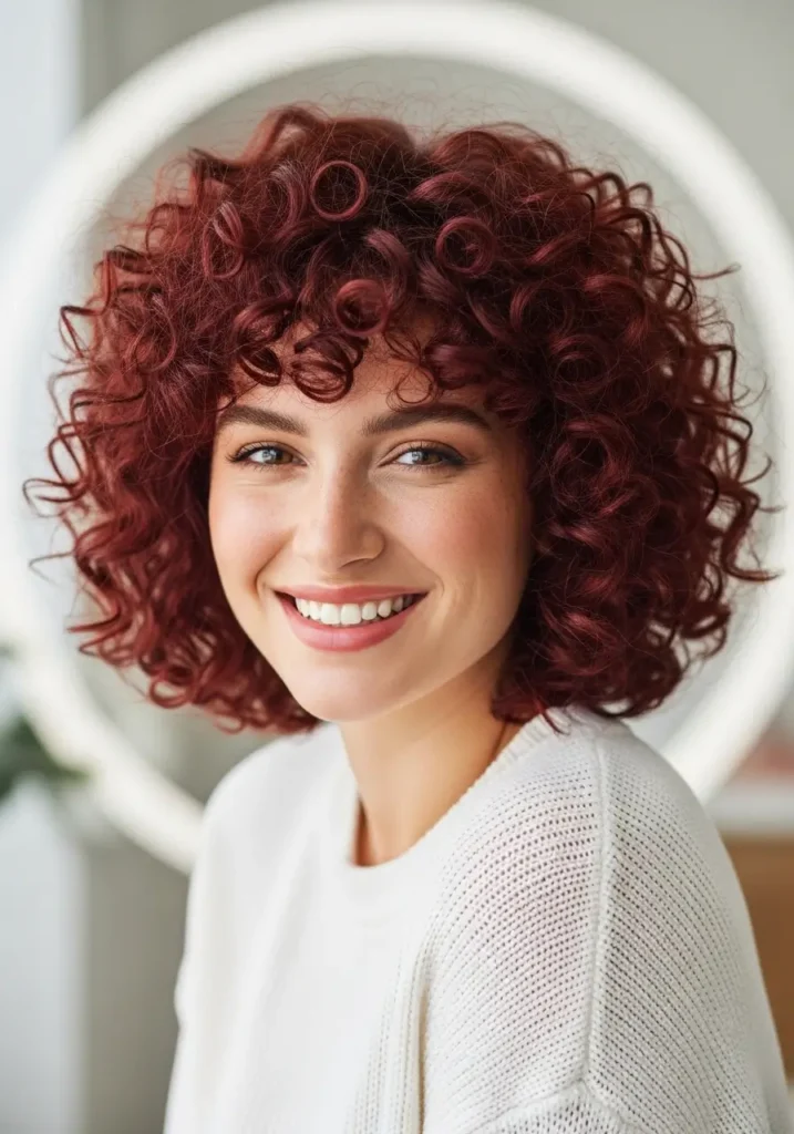 Playful Curly Crop