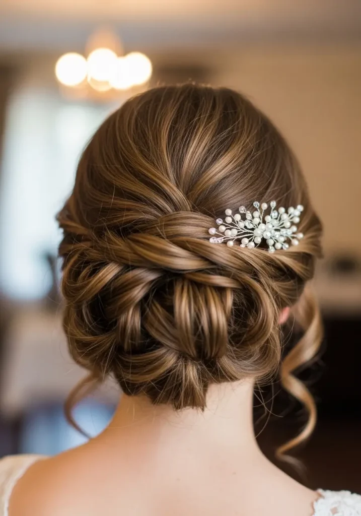 Romantic Curly Updo