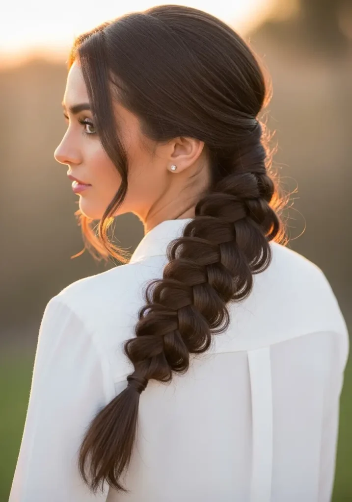 Rope Braid Low Pony