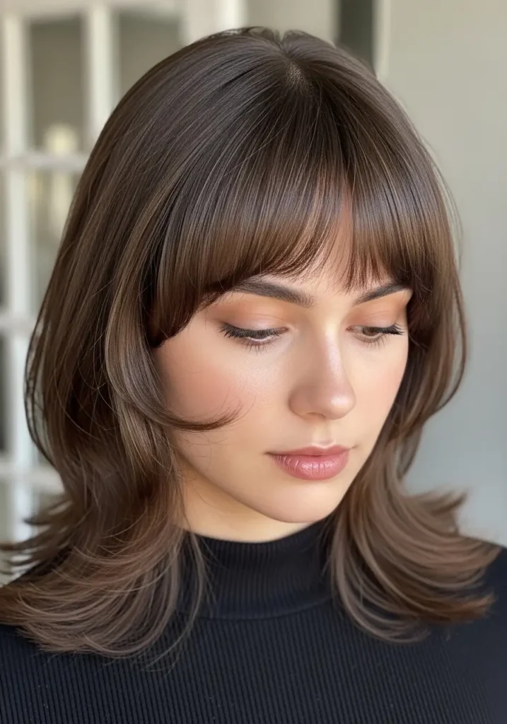 Rounded Soft Bangs