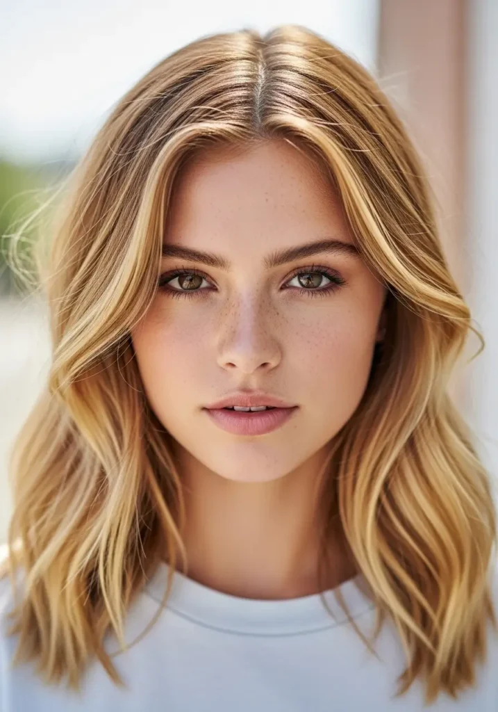 Sandy Blonde Natural Look