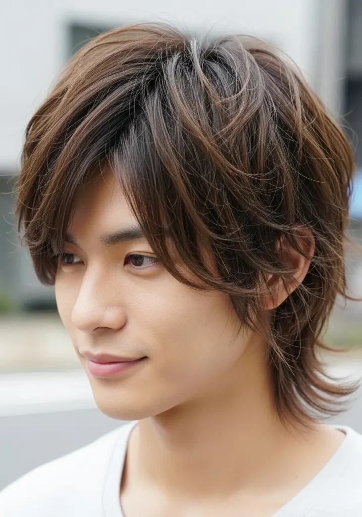 Shaggy Korean Hairstyle