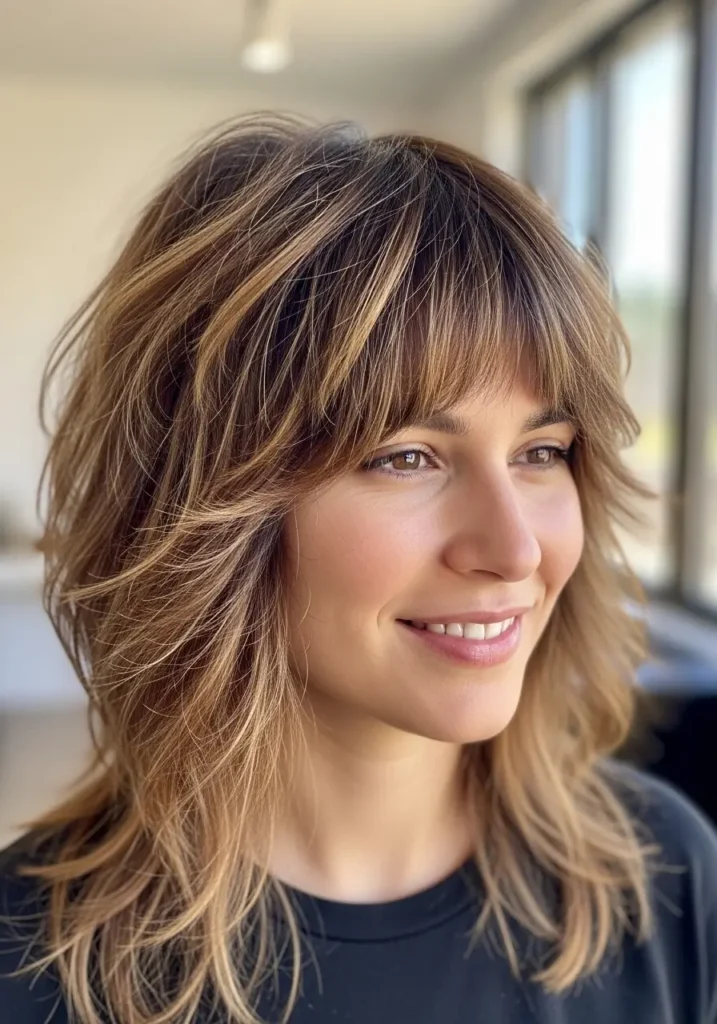 Shaggy Layers with Wispy Fringe