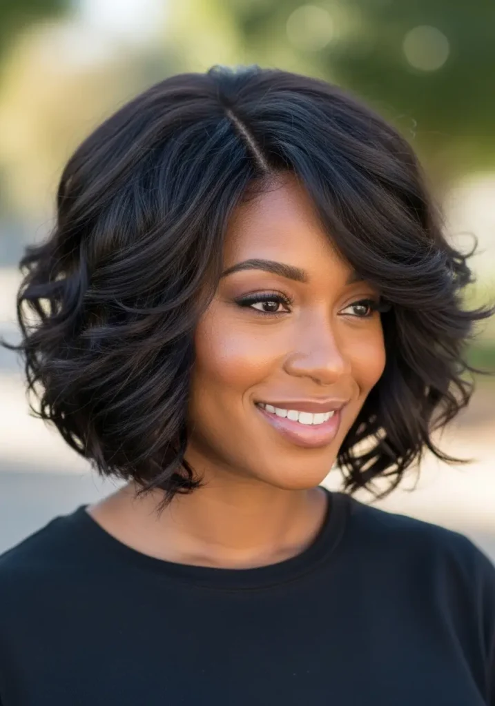 Short Bob with Natural Texture
