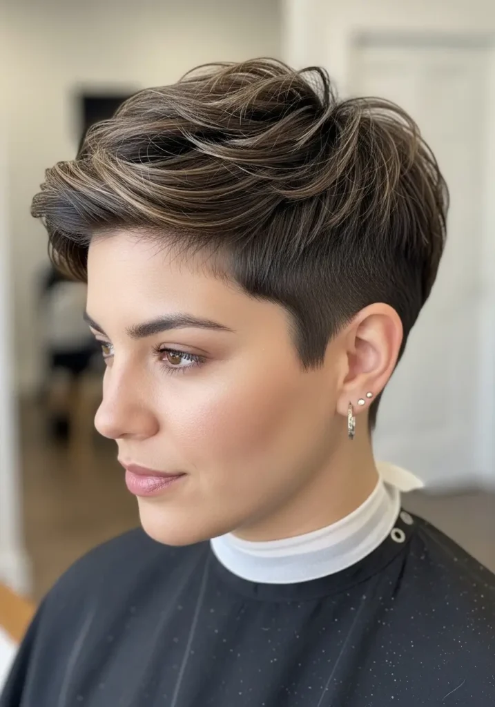 Short Cut With Piecey Texture