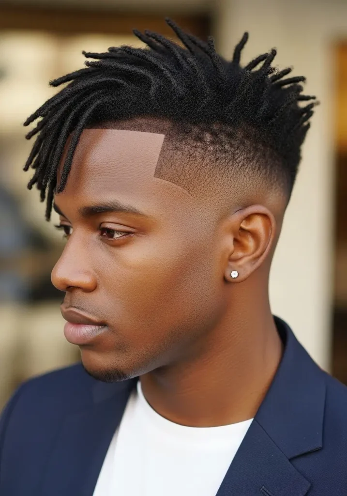 Short Dreadlocks With Fade