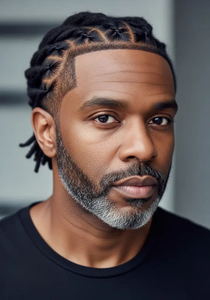 Short Dreads With Line Up