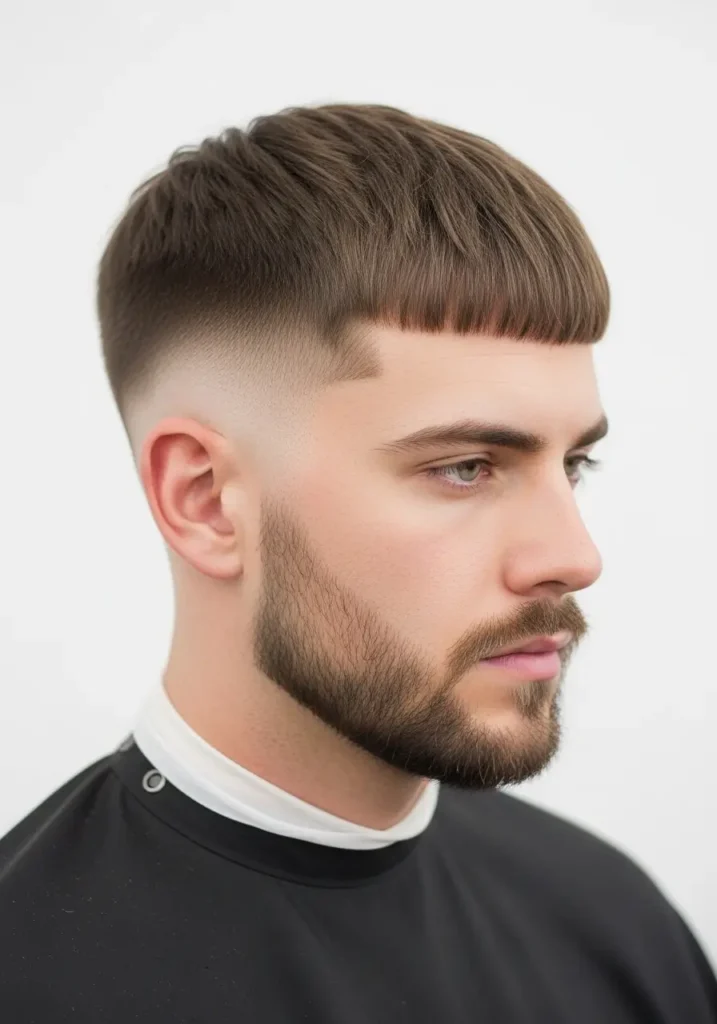 Short French Crop with Tapered Sides