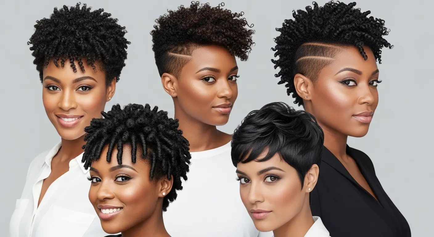 Short Natural Hairstyles for Black Women