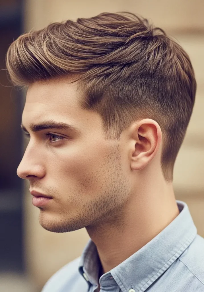 Short Quiff with Soft Volume