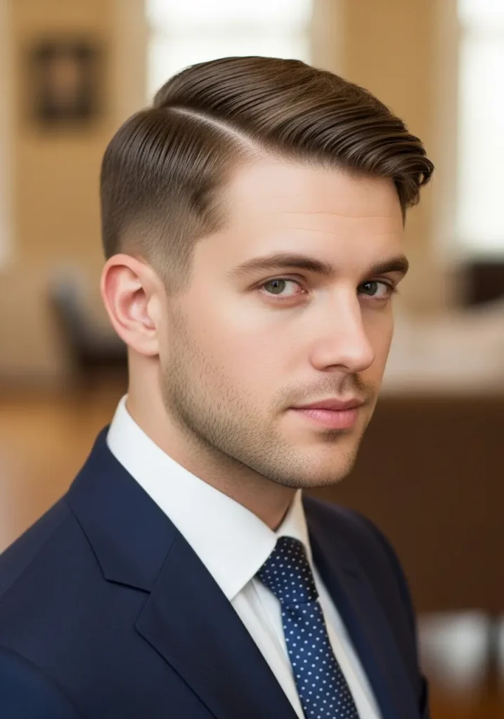 Short Side Part Style