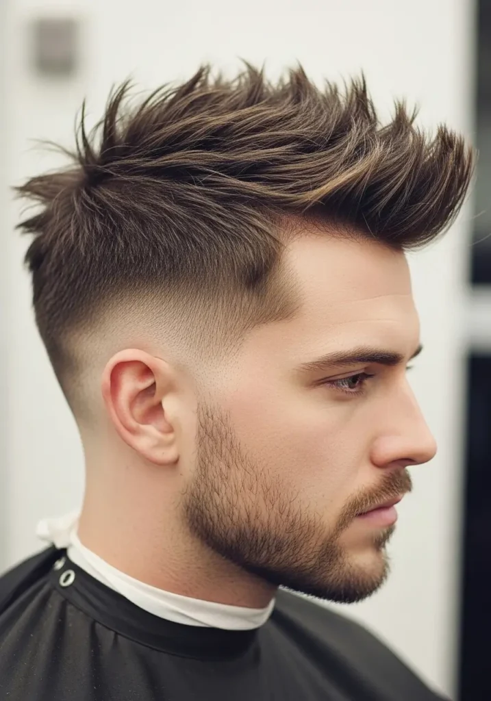 Short Spiky Texture Style