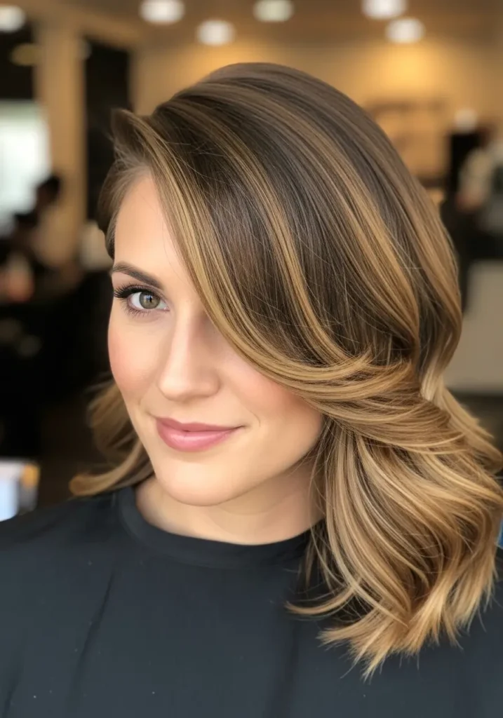 Side Part Volume Style