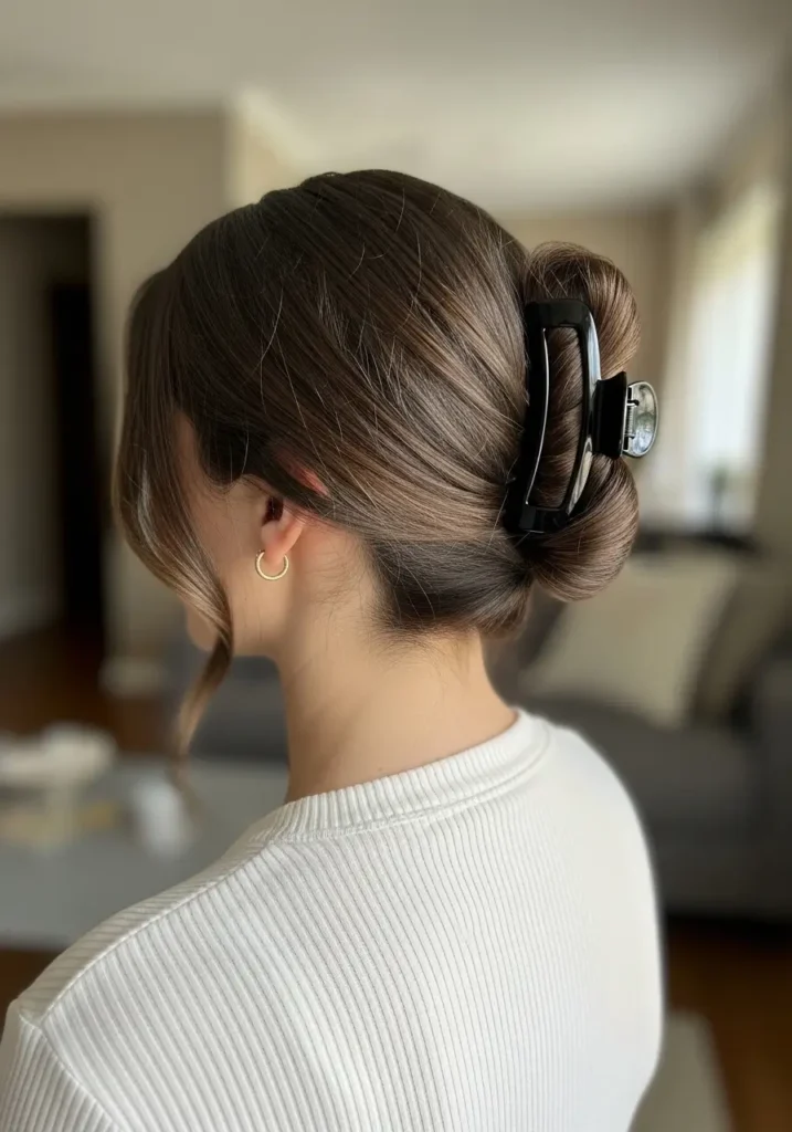 Simple Claw Clip Twist