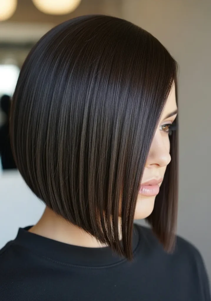Sleek Blunt Mini Bob