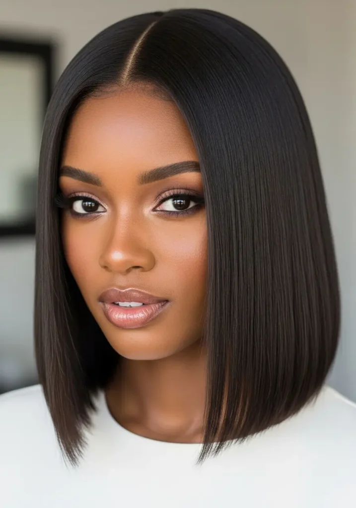 Sleek Bob with No Frizz
