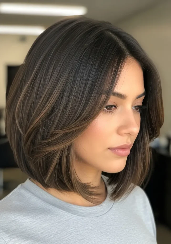 Sleek Choppy Bob With Soft Ends