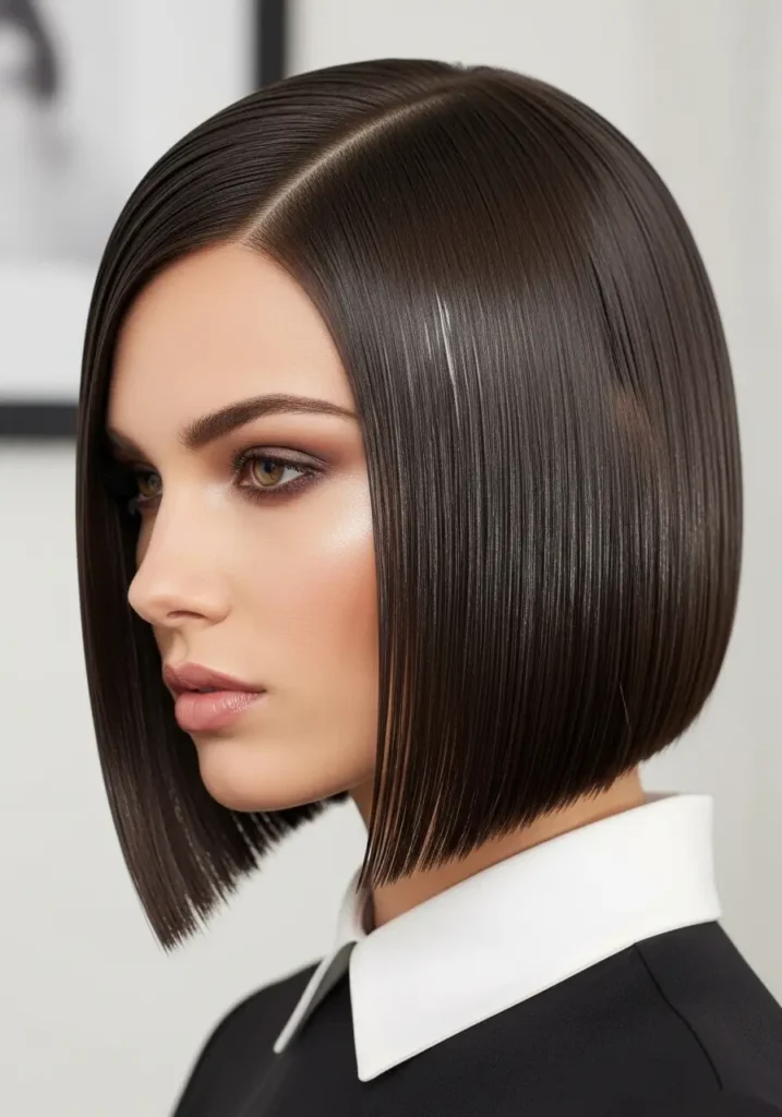 Sleek Glass Hair Bob
