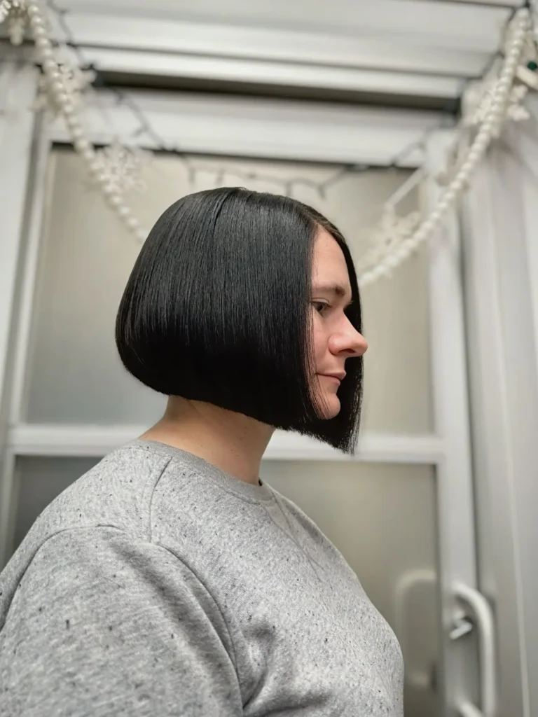 Sleek Layered Bob with Smooth Finish