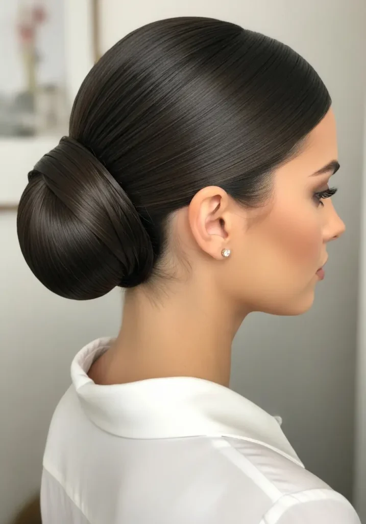 Sleek Low Bun