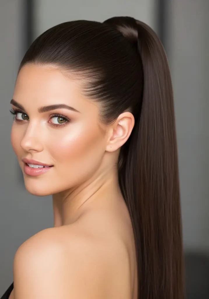 Sleek Mid Ponytail