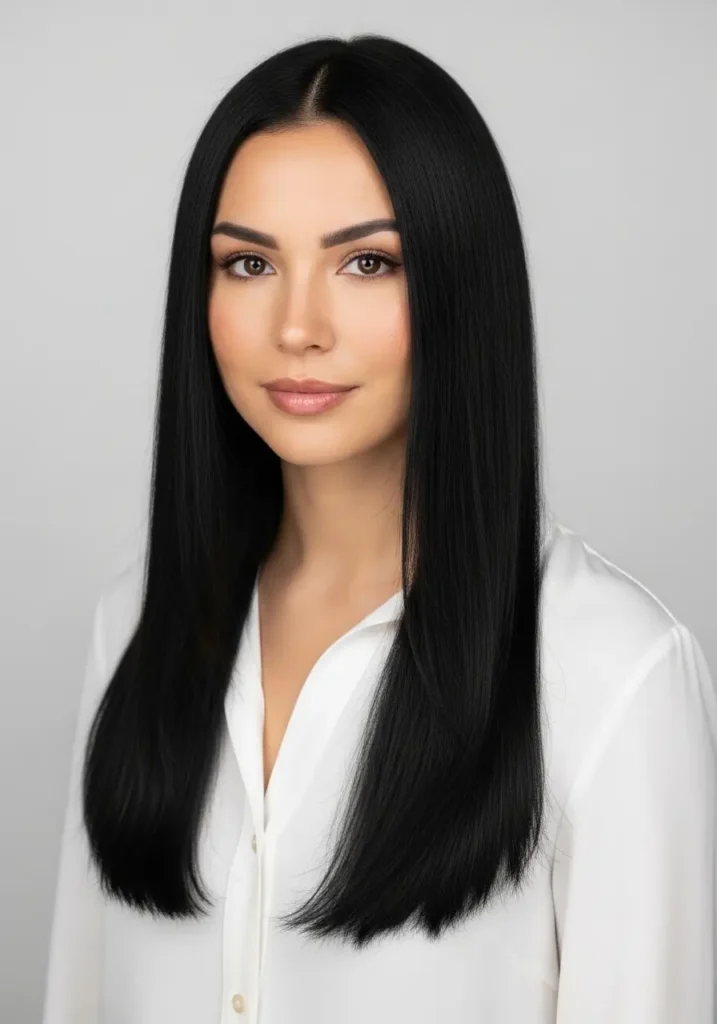 Sleek Straight Hair