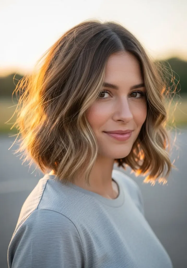 Soft Airy Tousled Bob