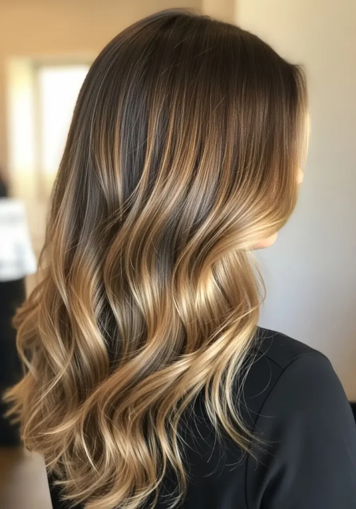 Soft Caramel Balayage Glow
