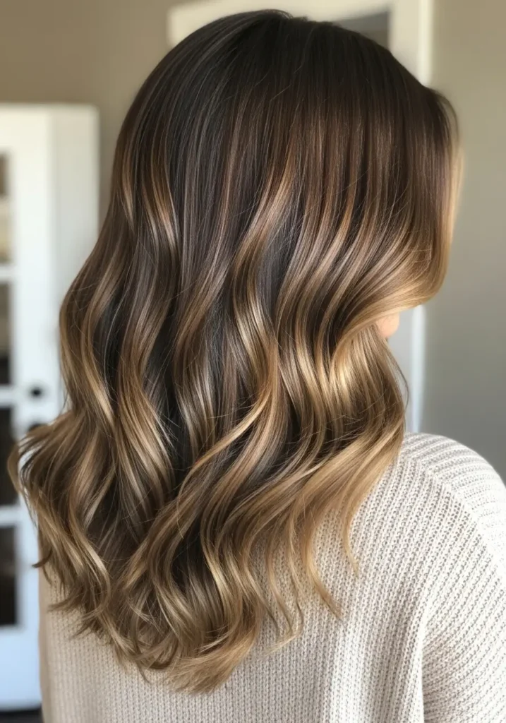 Soft Caramel Glow Highlights