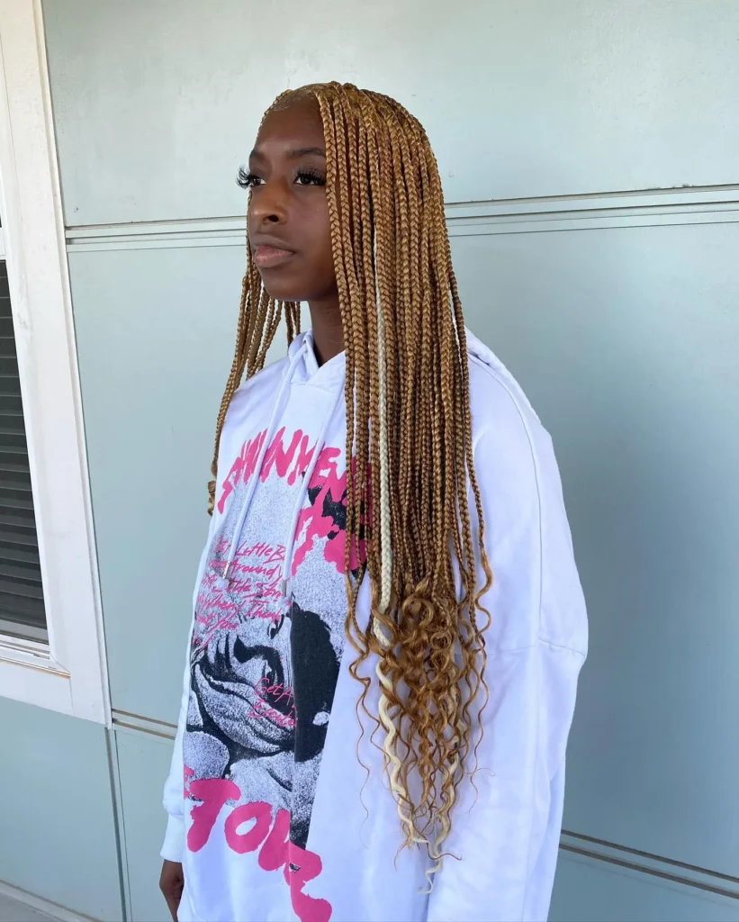 Soft Curled-End Faux Locs