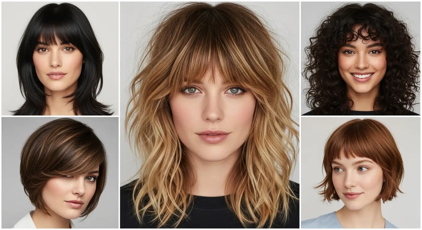 Soft Curtain Bangs Styles Everyone Loves Right Now