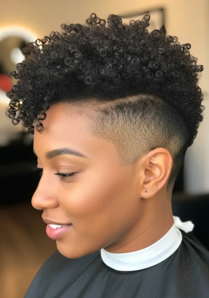 Soft Fade with Curls