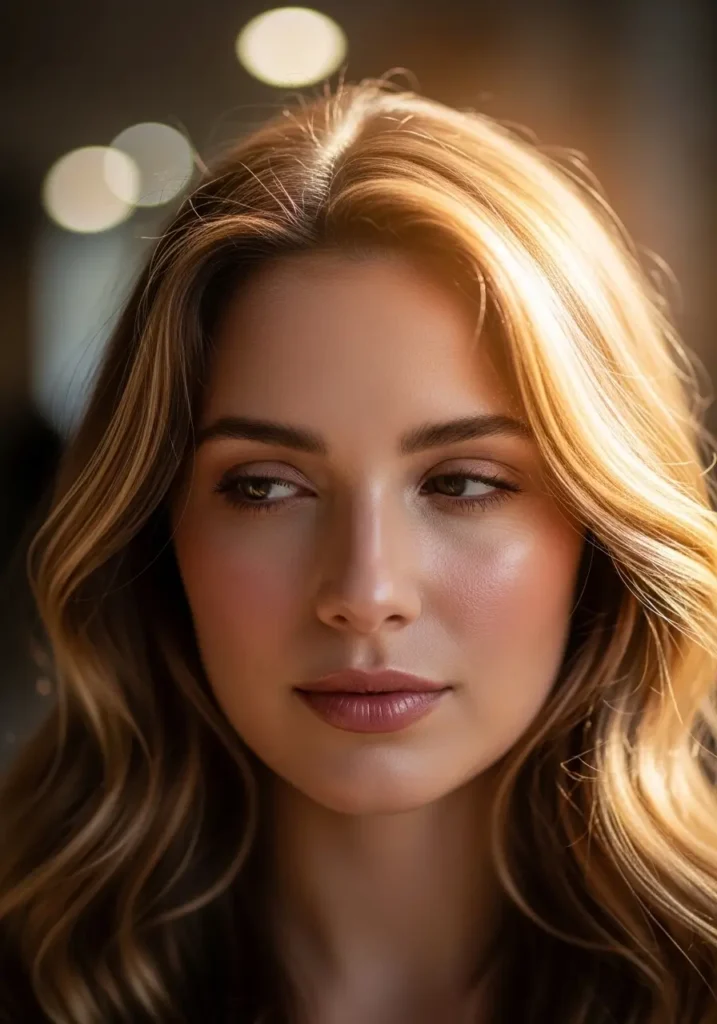 Soft Honey Blonde Glow