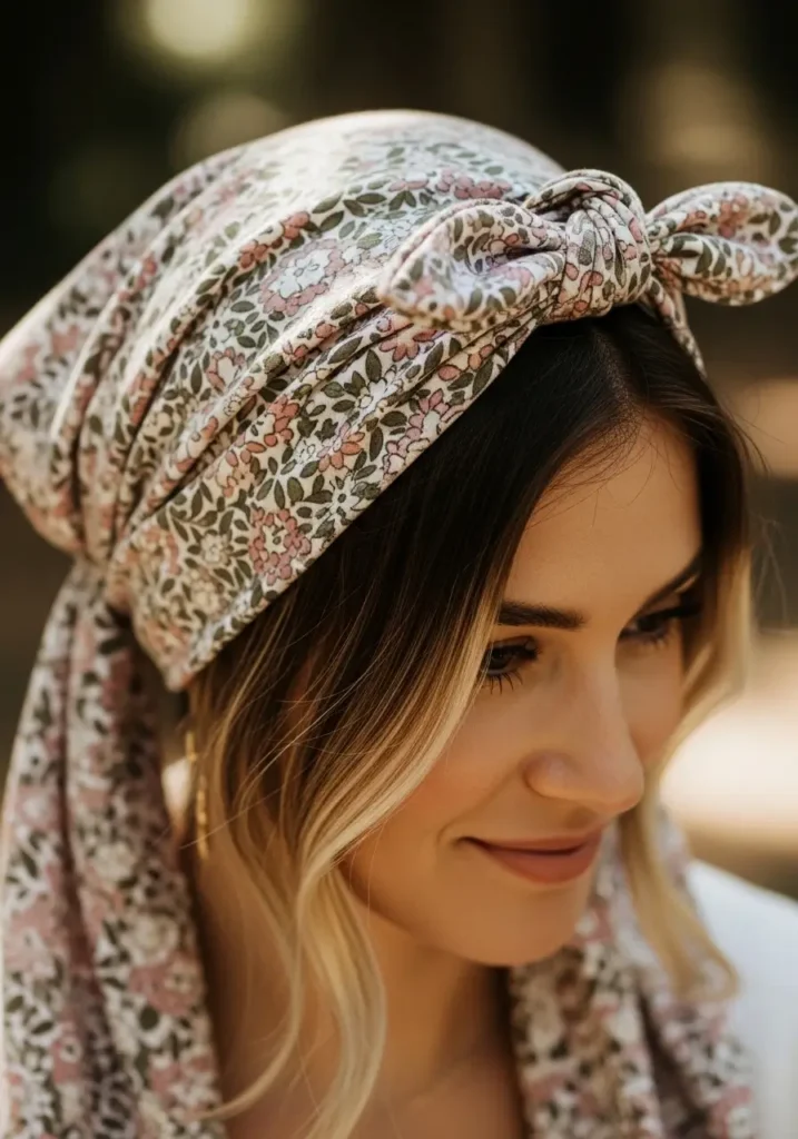 Soft Knot Bandana Style