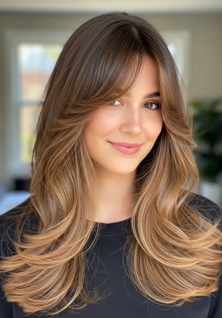 Soft Volume Curtain Bangs