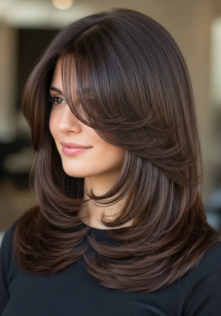 Straight Hair with Soft Layers