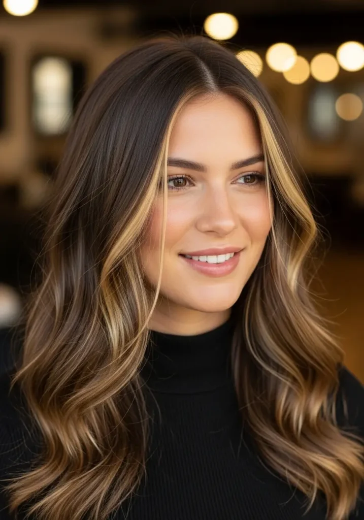 Subtle Money Piece Brightening