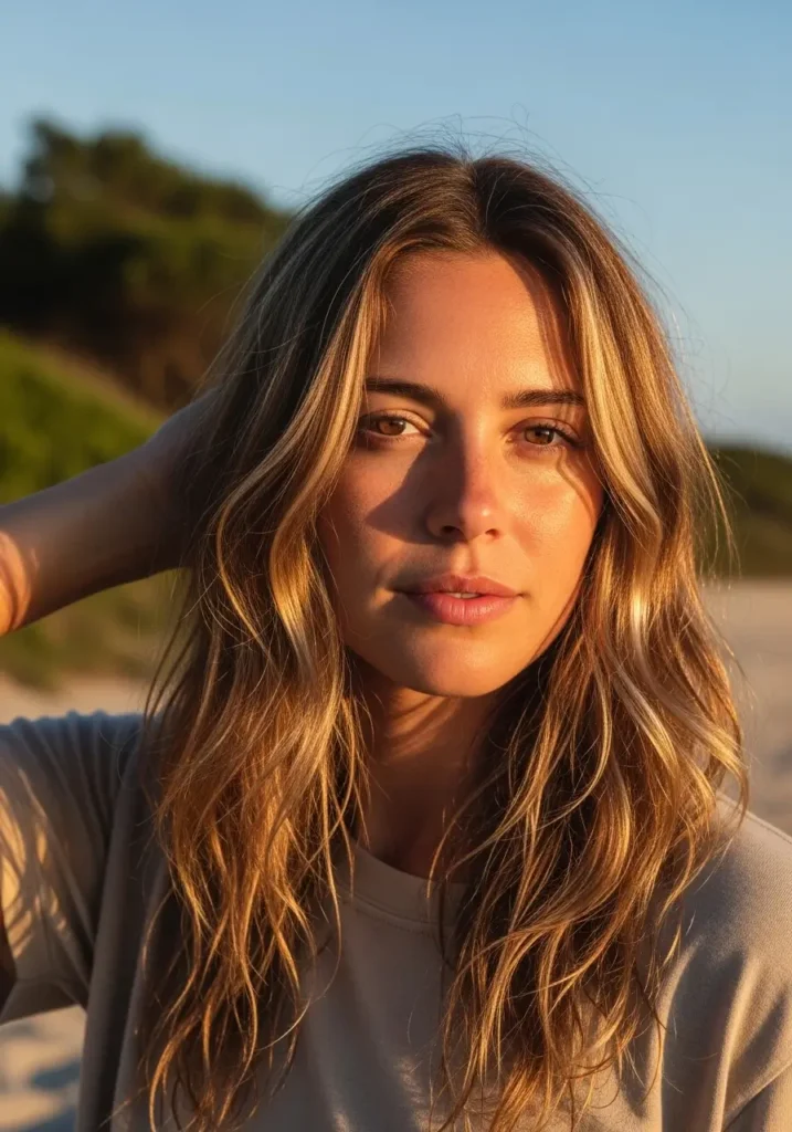 Sun-Kissed Natural Highlights