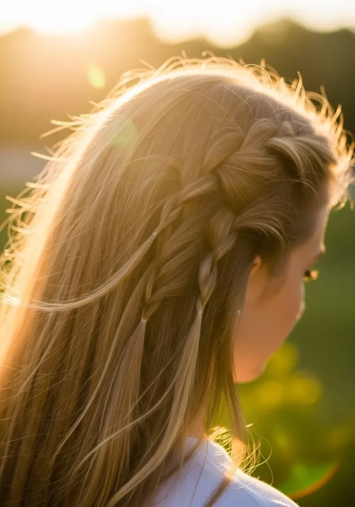 Sunlit Blonde Ribbons