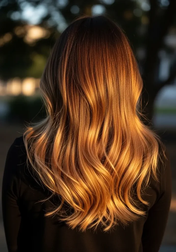 Sunlit Ends Balayage Effect