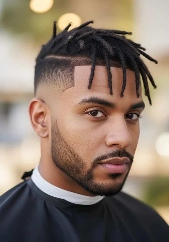 Taper Fade Short Dreads