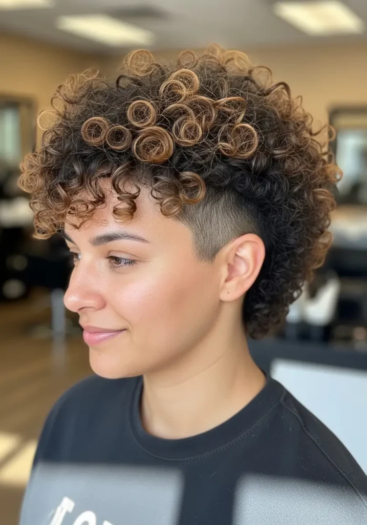 Tapered Curly Cut