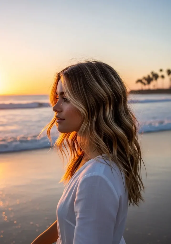 Textured Beach Waves