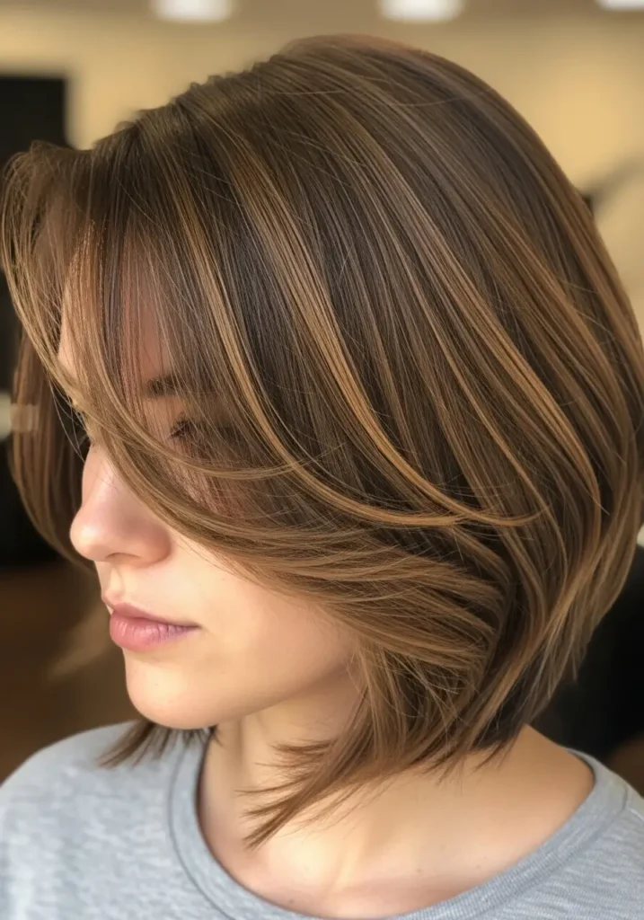 Textured Chin-Length Bob