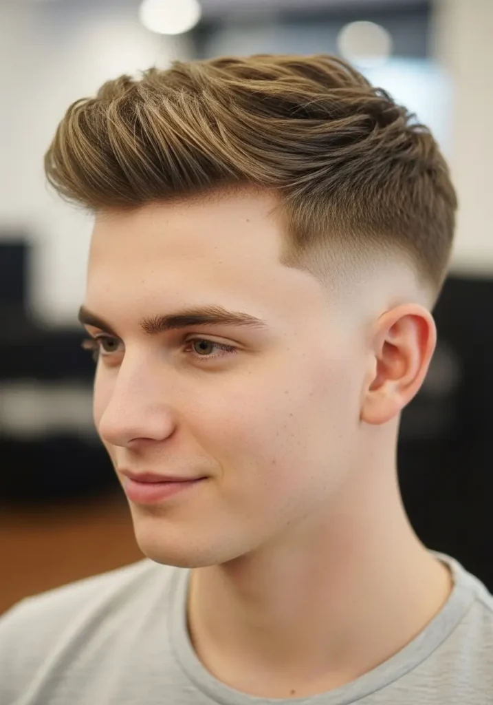 Textured Crop with Mid Fade