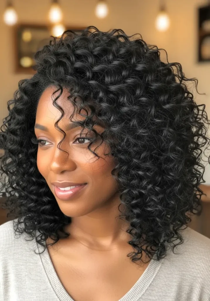 Textured Curly Lob
